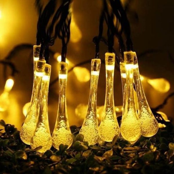 LED Water Drops Outdoor Garden
